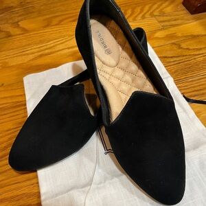 Birdies Heron black suede loafers flats 🥿